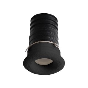 Nova Luce Tiny - Einbaustrahler - Ø 16 mm, Ø 12 mm Einbaumaß - 1W LED inkl. - IP44 - schwarz