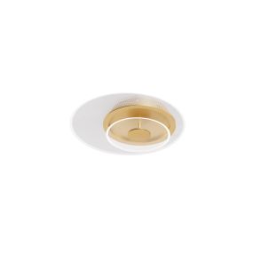 Nova Luce Copo - deckenleuchte - Ø 40 x 9,6 cm - 29W dimmbar LED inkl. - messing gold