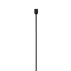 Nova Luce Zed - Rohr-Magnetschienen-System - Ø 2 x 70 cm - Sand schwarz