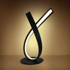 ONE Light Ribbon - Tischleuchte - Ø 16 x 36 cm - 10W LED inkl - schwarz