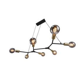 Nordlux Josefine - Pendelleuchte - 91 x 45 x 204,4 cm - schwarz