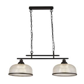 Searchlight Highworth - Pendelleuchte - 75 x 120 cm - mattschwarz