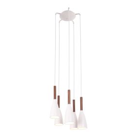 Maxlight Soft - Hängeleuchte - Ø 50 x 120 cm - weiß und braun