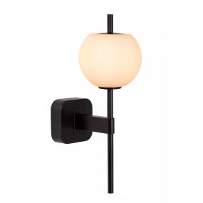Lucide Elda - Wandleuchte - 18,4 x 12 x 34,5 cm - IP44 - schwarz