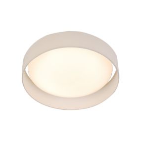 Searchlight Gianna - Deckenleuchte - Ø 50 x 12,5 cm - 25W LED inkl. - weiß