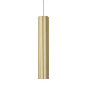 Nova Luce Jazz - Hängeleuchte für Magnetprofilsystem - Ø 3 x 150 cm - 10W LED inkl. - Messing satiniert