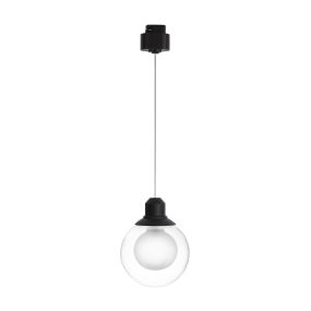 Nova Luce Karma - Hängeleuchte für Magnetprofilsystem - Ø 10 x 80 cm - 5W LED inkl. - schwarz