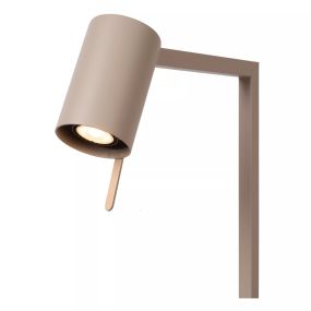 Lucide Lesley - Stehleuchte - 34 x 20 x 130 cm - taupe