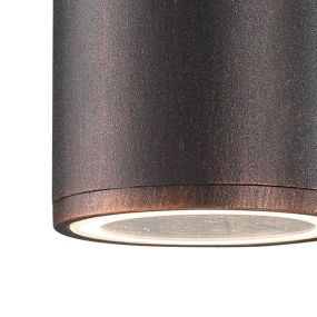Nova Luce Nodus - Außenwandleuchte - 18 x 10,4 x 6,5 cm - IP54 - antikbraun