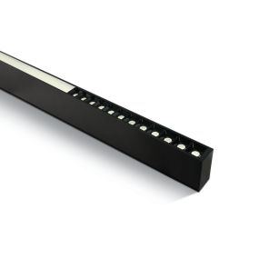 ONE Light LED Linear Profiles - Decken-/Hängelampe - 120 x 7 x 3,5 cm - 40W LED inkl. - schwarz - warmweiße Lichtfarbe