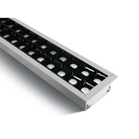 ONE Light Recessed LED Linear Profiles - Deckeneinbauleuchte - 130 x 8 x 5,5 cm - 40W LED inkl. - weiß - warmweiße Lichtfarbe