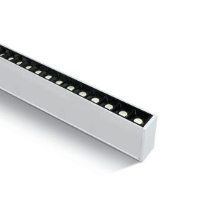 ONE Light LED Linear Profiles - Decken-/Hängelampe - 130 x 7 x 3,5 cm - 40W LED inkl. - weiß - warmweiße Lichtfarbe