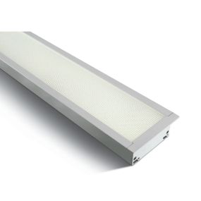 ONE Light UGR19 Recessed LED Linear Profiles - Deckeneinbauleuchten - 121 x 8 x 5,5 cm - 40W LED inkl. - weiß - weiße Lichtfarbe