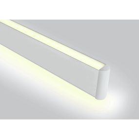 ONE Light Up & Down LED Linear Profiles - Pendelleuchte - 117,5 x 2,2 x 8,5 cm - 40W LED inkl. - weiß - warmweiße Lichtfarbe