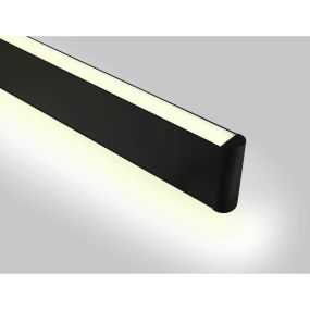 ONE Light Up & Down LED Linear Profiles - Hängeleuchte - 117,5 x 2,2 x 8,5 cm - 40W LED inkl. - schwarz - weiße Lichtfarbe