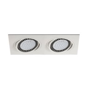 Zuma Line Boxy DL 2 - Einbaustrahler 2L - 350 x 180 mm, 315 x 155 mm Einbaumaß - weiß