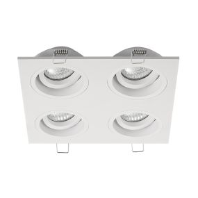 Zuma Line Chuck DL4 - Einbaustrahler - 190 x 190 mm, 175 x 175 mm Einbaumaß - weiß