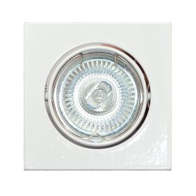 ETH Dublin III - Einbaustrahler - 80 x 80 mm, Ø 74 mm Einbaumaß - weiß