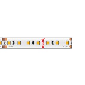 KLUS LED Streifen - 0,8cm breit, 500cm lang - 24Vdc - dimmbar - 14,4W LED pro Meter - 140 LEDs pro Meter - IP20