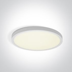 ONE Light Plafo - Deckenleuchte - Ø 30 x 2,5 cm - 24W LED inkl. - weiß