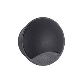 Nova Luce Joya - Außenwandleuchte - 6,5 x 4 x 6 cm - 3W LED inkl. - IP65 - sand schwarz
