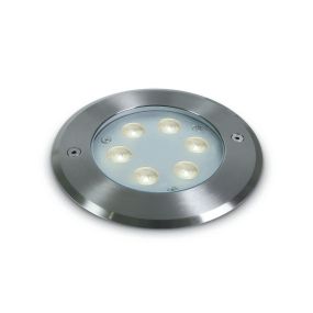 ONE Light LED Underwater Range - Unterwasser-LED-Strahler - Ø 150 mm, Ø 140 mm Einbaumaß - 6 x 1W dimmbare LED inkl. - IP68 - Edelstahl