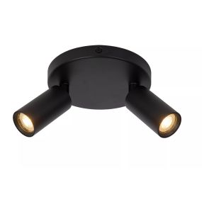 Lucide Ritmo - Aufbaustrahler 2L - Ø 15 x 11,1 cm - schwarz