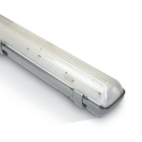 ONE Light Range für T8-LED-Röhren - 65,5 x 8 x 8 cm - IP65 - grau