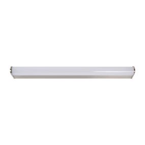 Lucide Jasper - Wandleuchte Bad - 59 cm - 12W LED inkl - IP44 - Chrom matt