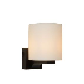Lucide Jenno - Badezimmer-Wandleuchte - 12 x 14,5 x 16 cm - IP44 - schwarz