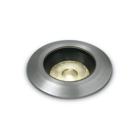 ONE Light Dark Light Inground Range - Bodenspot für den Außenbereich - Ø 55 mm, Ø 50 mm Einbaugröße - 3W dimmbare LED inkl. - IP67 - Aluminium