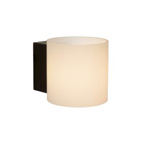 Lucide Jelte - Wandleuchte - 12 x 15 x 12 cm - IP44 - schwarz und opal