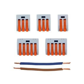 wago Anschluss-Set für Deckenplatte mit 5 Lichtpunkten