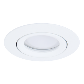 Lutec Scop - Einbaustrahler - Lutec Connect - Ø 84 mm, Einbaugröße Ø 75 mm - 4,7W LED inkl - Dimmfunktion und einstellbare Lichtfarbe per App - RGB+W - weiß