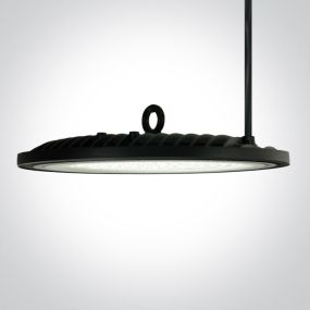 ONE Light Industrial AC LED UFO - Hängeleuchte - Ø 26 x 7 cm - 100W LED inkl. - IP65 - schwarz