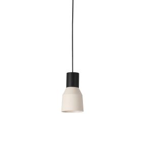 Faro Kombo - Hängeleuchte - Ø 12 x 21 cm - beige und schwarz