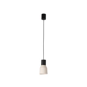 Faro Kombo - Hängeleuchte - Ø 12 x 21 cm - beige und schwarz