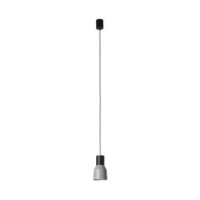 Faro Kombo - Hängeleuchte - Ø 12 x 21 cm - grau und schwarz