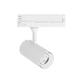 Nova Luce West - 3-Phasen Stromschienenstrahler - 16 x 6 x 18 cm - 20W LED inkl. - sandweiß