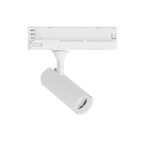 Nova Luce West - 3-Phasen-Schienenstrahler - 16 x 4 x 19 cm - 10W LED inkl. - sandweiß