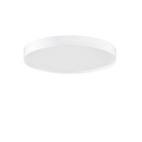 Nova Luce Roi - Deckenleuchte - Ø 50 x 8,5 cm - 48W dimmbar LED inkl. - Sand Weiß