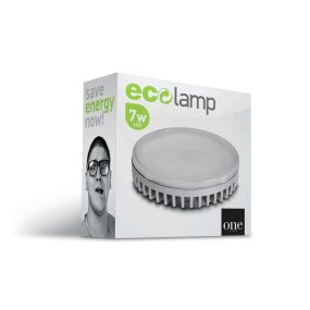 ONE Light LED-Lampe - Ø 7,5 x 2,9 cm - GX53 - 7W - nicht dimmbar - 3000K