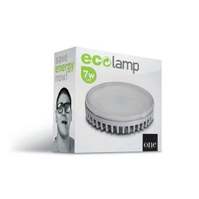 ONE Light LED-Lampe - Ø 7,5 x 2,9 cm - GX53 - 7W - nicht dimmbar - 4000K