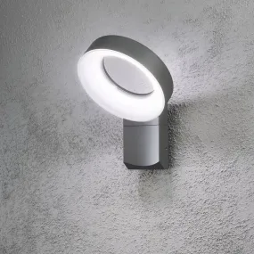 Konstsmide Asti - Außenwandleuchte - 26 x 23,5 x 35,5 cm - 18W LED inkl. - IP44 - Anthrazit