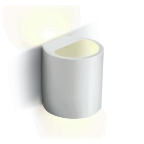 ONE Light Dekorative Wandleuchten Gips - Wandleuchten - 11 x 10,5 x 12 cm - weiß