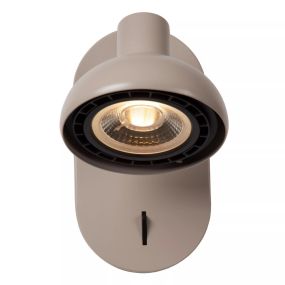 Lucide Sensas - Wandleuchte - 16,5 x 12,1 x 20 cm - beige