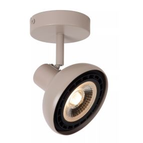Lucide Sensas - Aufbaustrahler - 12,9 x 12,1 x 16,2 cm - beige