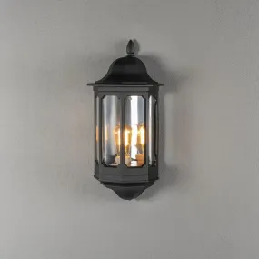 Konstsmide Pallas - außenwandleuchte - 14 x 22 x 47 cm - IP23 - mattschwarz