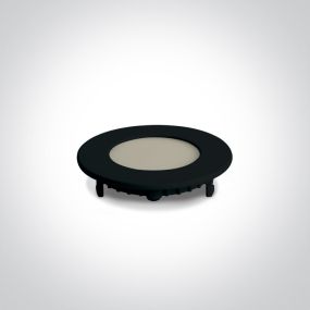 ONE Light Round Recessed Panels CCT V - Einbaustrahler - Ø 85 mm, Ø 70 mm Einbaugröße - inkl. 3W LED - schwarz - einstellbare Lichtfarbe