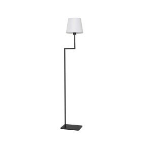 Nova Luce Savona - Stehleuchte - 35 x 18 x 150 cm - weiß und sandschwarz